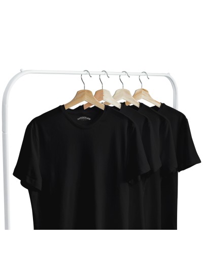 Combo 4  Black T-shirt 190 gsm
