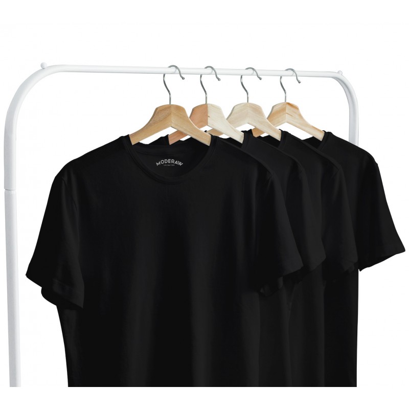 Combo 4  Black T-shirt 190 gsm