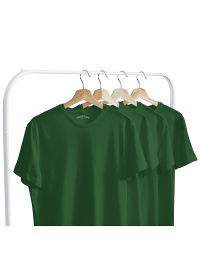 Combo 4 Bottle Green T-shirt 190 gsm