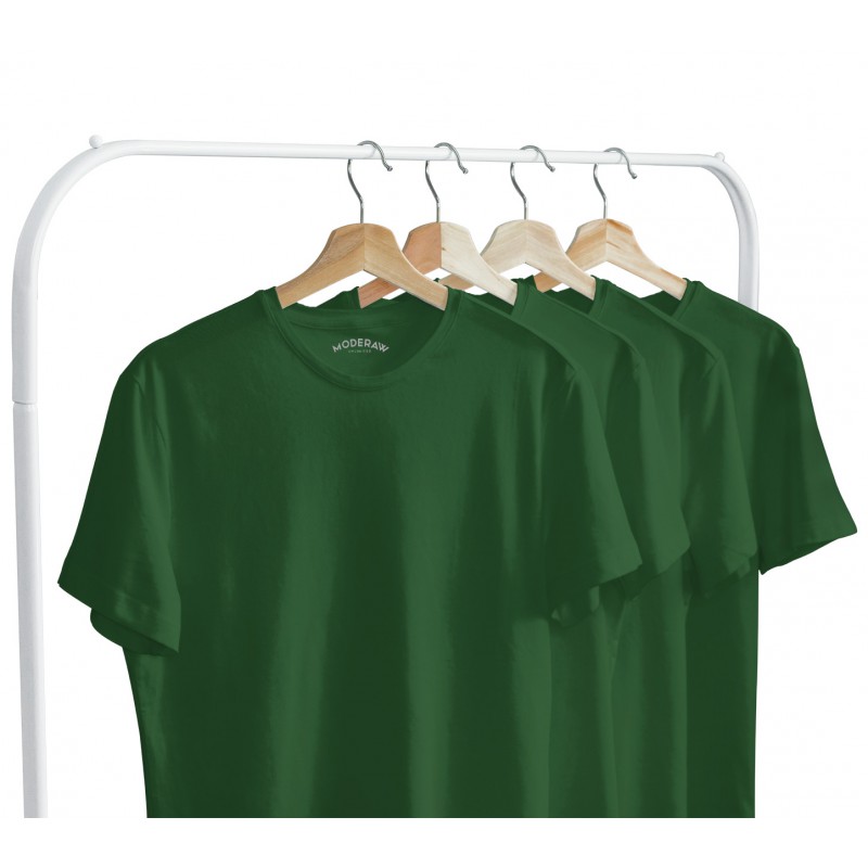Combo 4 Bottle Green T-shirt 190 gsm