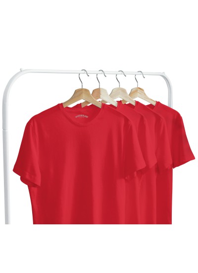 Combo 4 Red T-shirt 190 gsm
