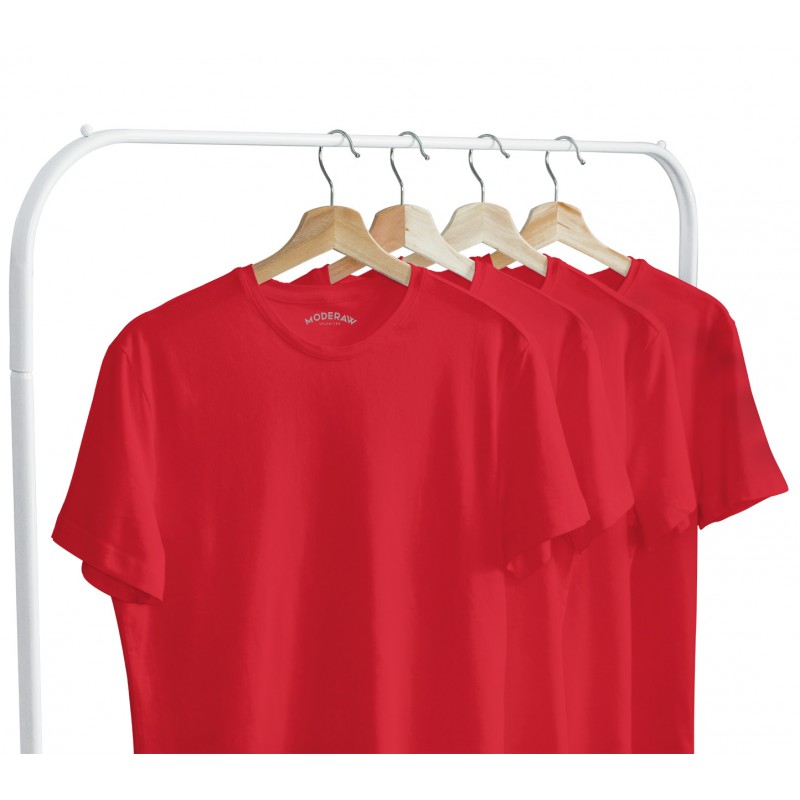 Combo 4 Red T-shirt 190 gsm