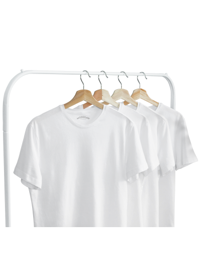 Combo 4 White T-shirt 190 gsm