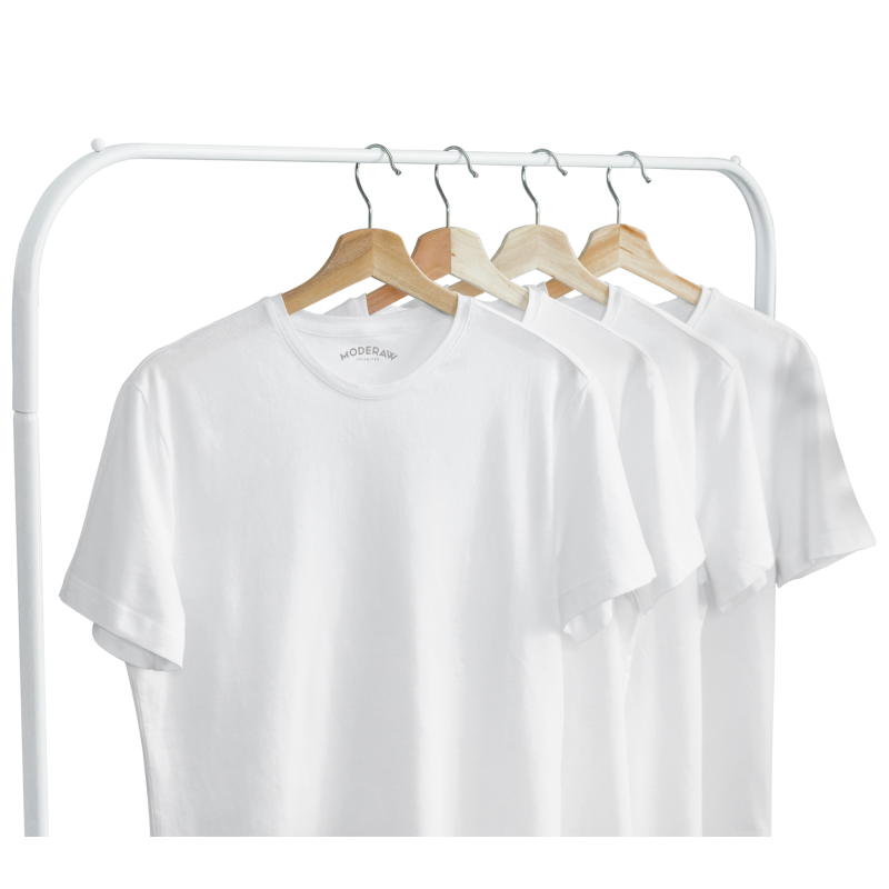 Combo 4 White T-shirt 190 gsm