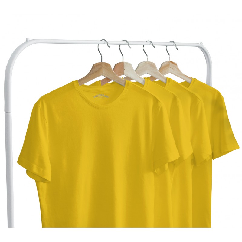 Combo 4 Yellow T-shirt 190 gsm