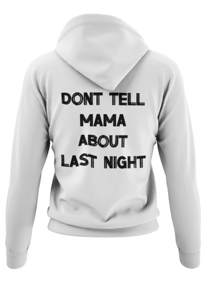 4590 Unisex Black Hoddie Don't Tell Mama