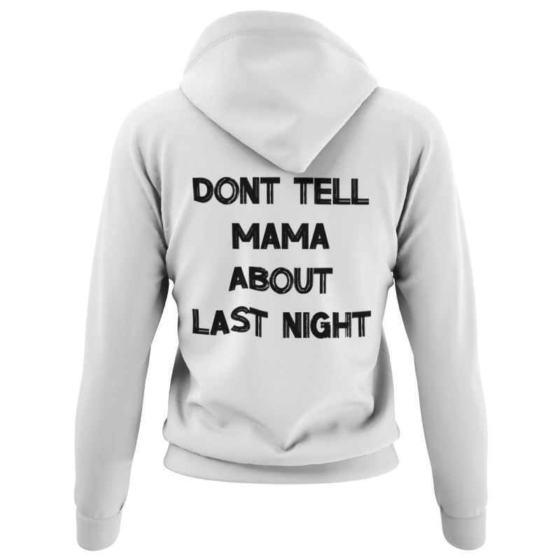 4590 Unisex Black Hoddie Don't Tell Mama