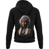 2746 Unisex Black Hoddie Apache Vision