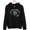 5691 Unisex Black Hoddie Eyes Wide Shut Rhinestuds