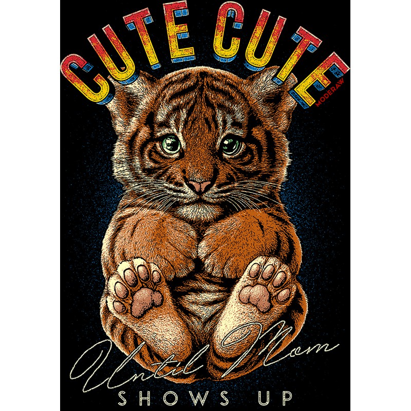 1120 Unisex Black Hoddie Moderaw So Cute