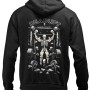 1560 Unisex Black Hoddie  Moderaw Deadlift