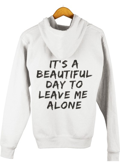 1115 Unisex Hoddie Moderaw Leave Me Alone