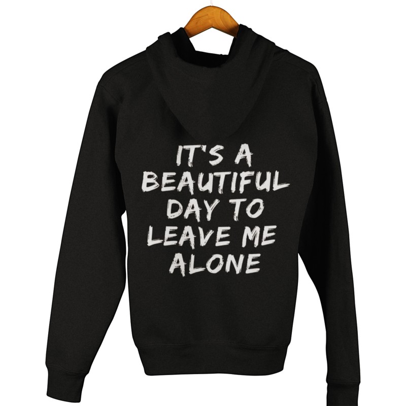 1115 Unisex Hoddie Moderaw Leave Me Alone
