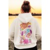 1121 Unisex White Hoddie Moderaw Candyland