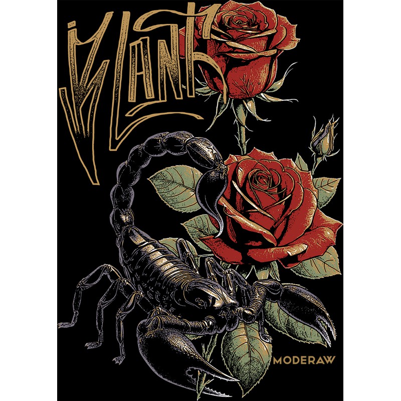 1015 Unisex Hoddie Moderaw Rose Scorpio