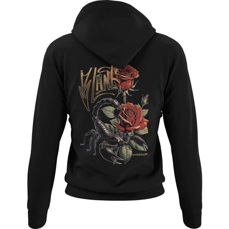 1015 Unisex Hoddie Moderaw Rose Scorpio