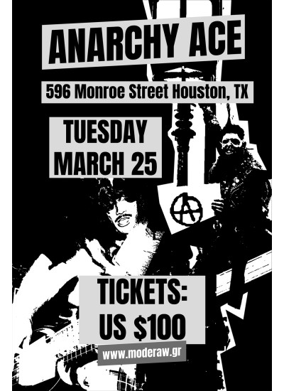 00888  Anarchy Ace  Moderaw  Organic Oversized T-shirt  