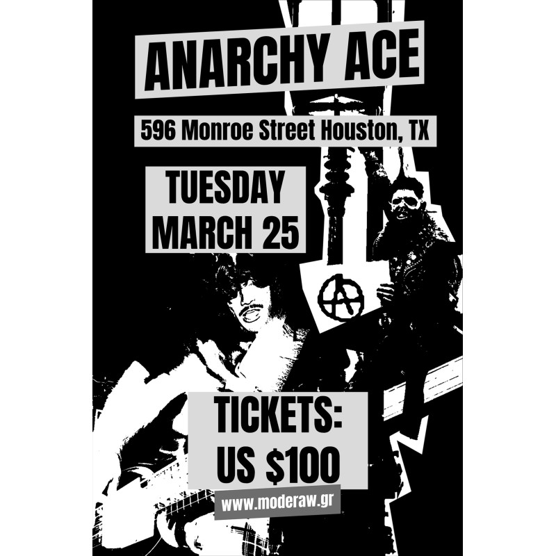 00888  Anarchy Ace  Moderaw  Organic Oversized T-shirt  