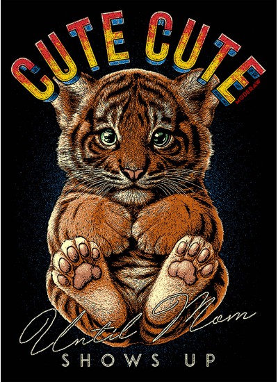 00886  So Cute  Moderaw  Organic Oversized T-shirt  