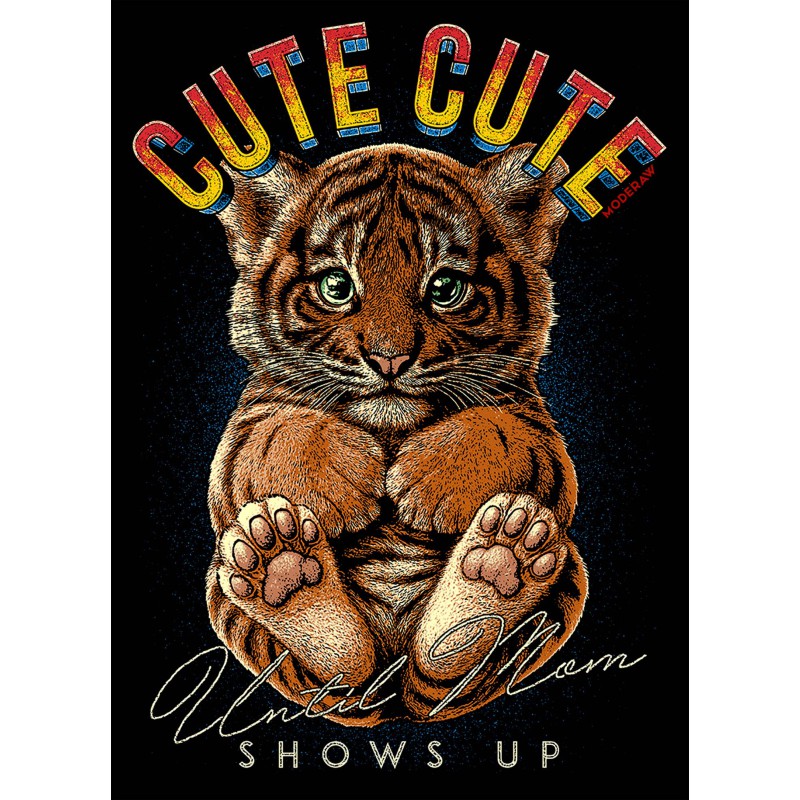 00886  So Cute  Moderaw  Organic Oversized T-shirt  