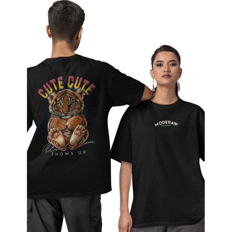 00886  So Cute  Moderaw  Organic Oversized T-shirt  