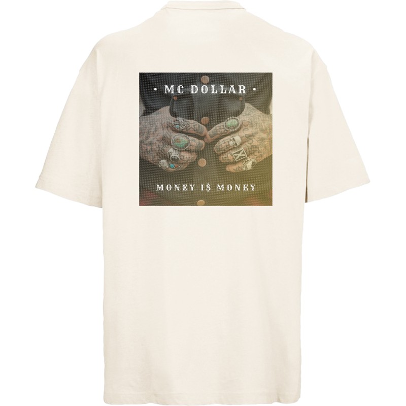 00887  Hip Hop Money  Moderaw  Organic Oversized T-shirt  