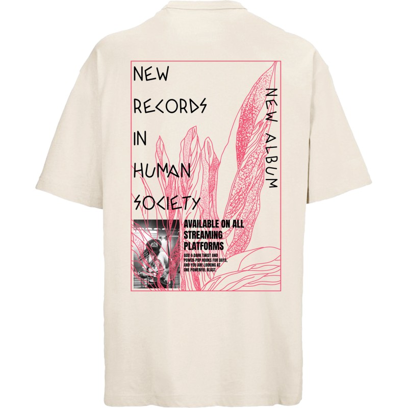 00882  New Album  Moderaw  Organic Oversized T-shirt  