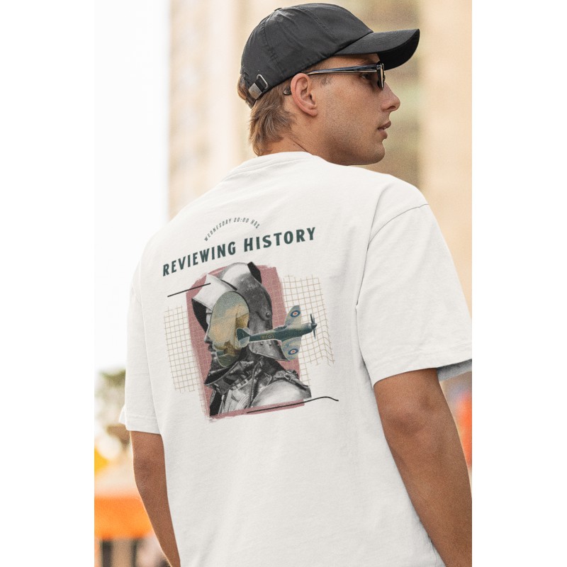 00884  Reviewing  History  Moderaw  Organic Oversized T-shirt  