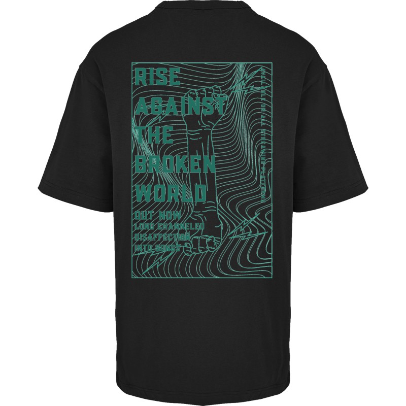 00877  Rise Against  Moderaw  Organic Oversized T-shirt  