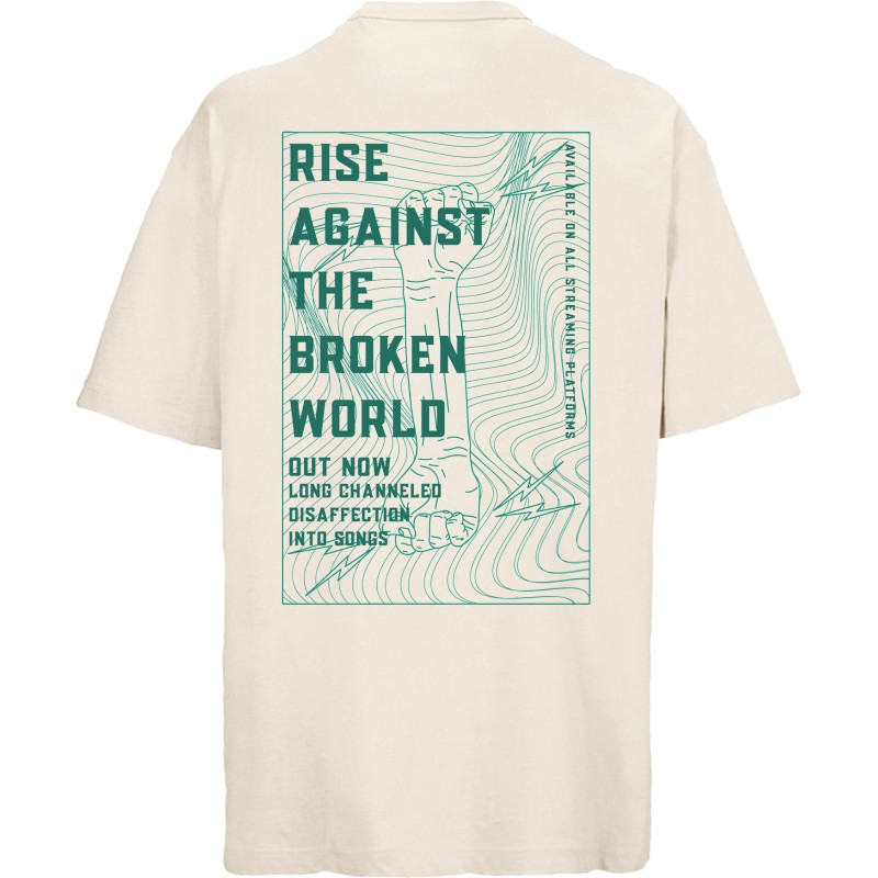 00877  Rise Against  Moderaw  Organic Oversized T-shirt  