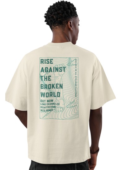 00877  Rise Against  Moderaw  Organic Oversized T-shirt  