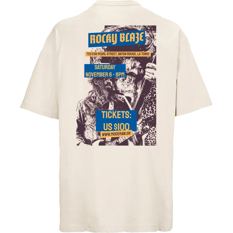 00881  Rocky Blaze  Moderaw  Organic Oversized T-shirt  