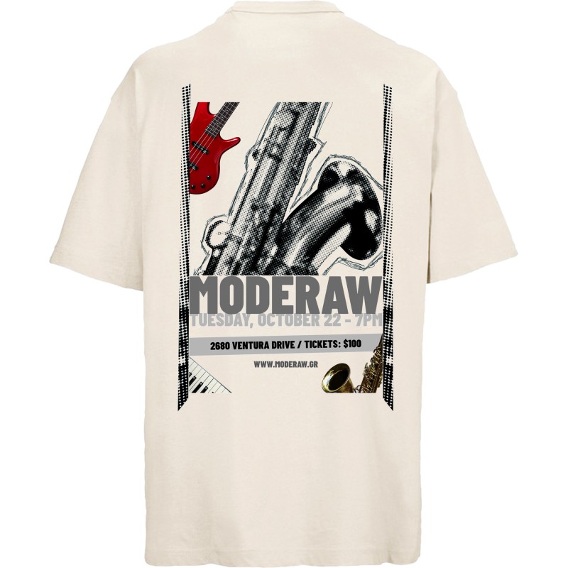 00880  Saxo Live  Moderaw  Organic Oversized T-shirt  