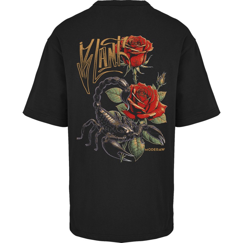 00879  Scorpion Blanc  Moderaw  Organic Oversized T-shirt  