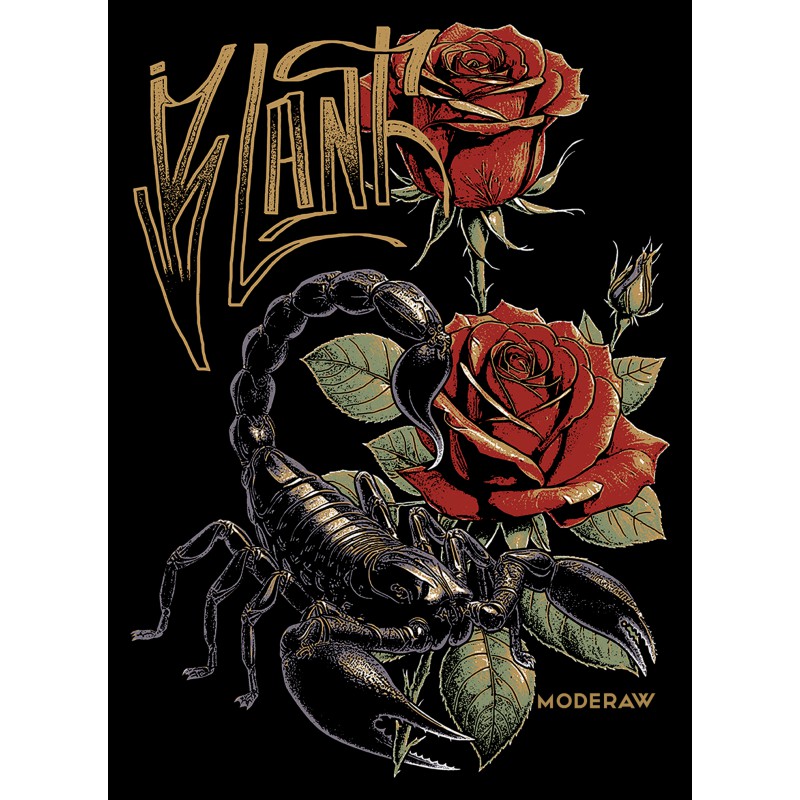 00879  Scorpion Blanc  Moderaw  Organic Oversized T-shirt  