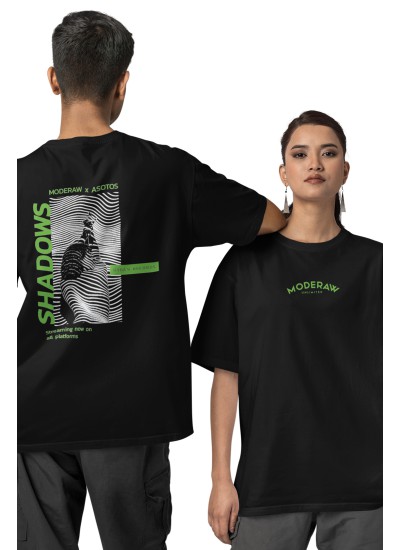 00878  Shadows  Moderaw  Organic Oversized T-shirt  