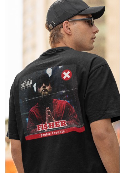 00876  Double Trouble  Moderaw  Organic Oversized T-shirt  