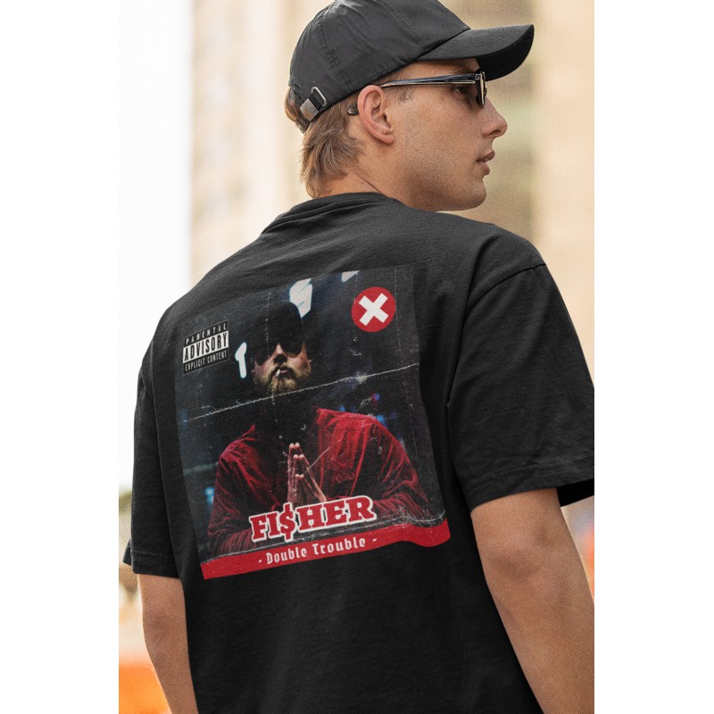 00876  Double Trouble  Moderaw  Organic Oversized T-shirt  