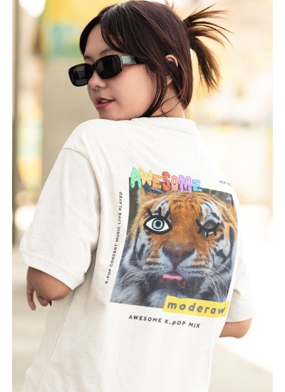 00872  K - Pop  Moderaw  Organic Oversized T-shirt  