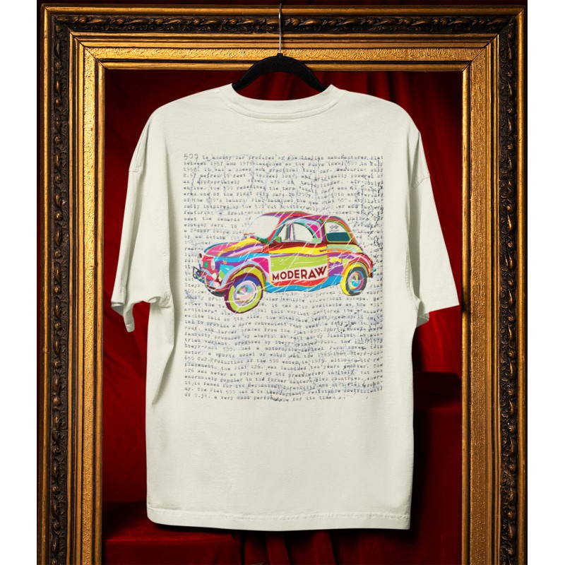 720 Moderaw  500' Lovers  Organic Oversized T-shirt  