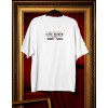 1109 Bonnie And Glyde White Organic Oversized T-shirt  