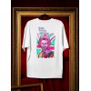 999 God Save Moderaw White Organic Oversized T-shirt  