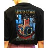 791  Life Is A Film  Organic Oversized T-shirt  