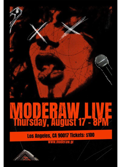 9989  Moderaw Live  Organic Oversized T-shirt  