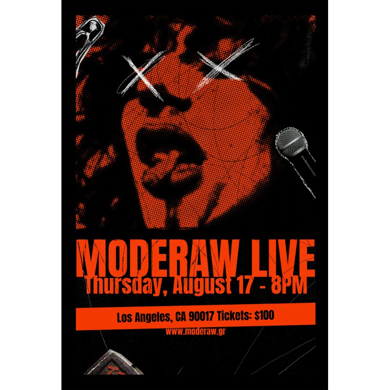 9989  Moderaw Live  Organic Oversized T-shirt  