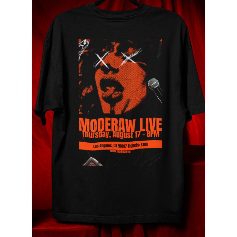 9989  Moderaw Live  Organic Oversized T-shirt  