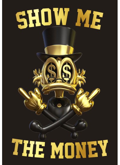 980 Show Me The Money Moderaw Organic Oversized T-shirt  