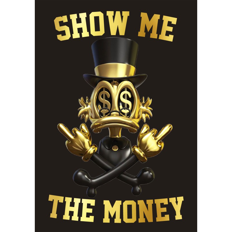 9988 Show Me The Money Moderaw Organic Oversized T-shirt  
