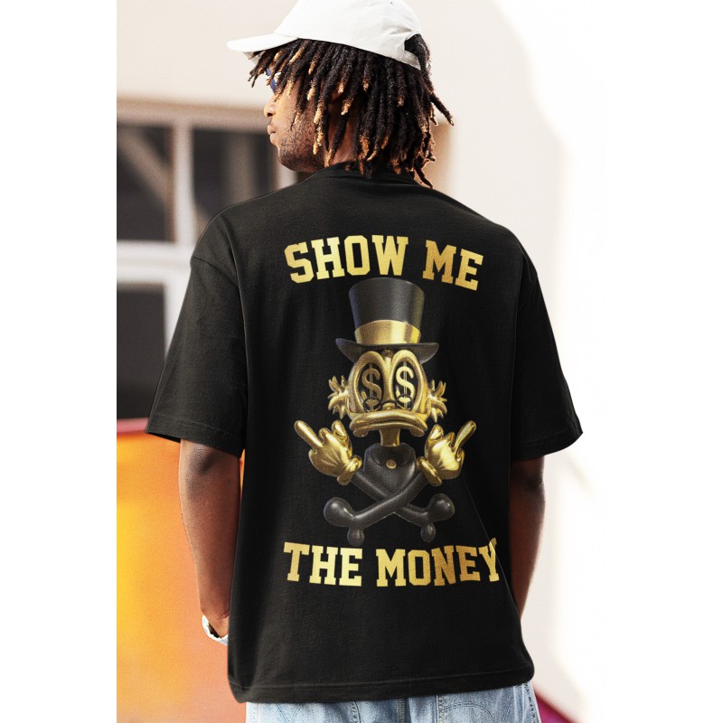 9988 Show Me The Money Moderaw Organic Oversized T-shirt  