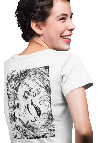 01009  Eva Adam Unisex T-shirt  Moderaw  